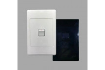 NEU BLACK LIGHT SWITCH 1L/2W 50X100