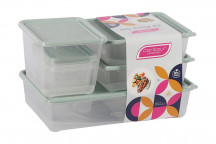 CONTOUR SAGE PLASTIC CONTAINER SET 12 PIECE