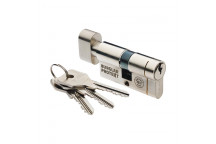 CYLINDER KNOB 60MM DOUBLE NICKEL 0G30207N+BLST BURGLAR PROTEKT C2000 P