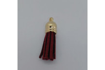 CRAFT BURGENDY TASSEL WITH GOLD CAP