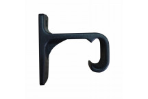 SINGLE BLACK PLASTIC BRACKETS