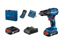 ROBERT BOSCH CORDLESS DRILL KIT GSB185-LI+ 23PC