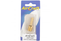 AIR CRAFT BRASS CONNECTOR HOSE TAIL 1/4 X 8MM