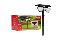 EUROLUX BLACK SOLAR OUTDOOR SPIKE LIGHT