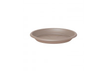 ARTEVASI TAUPE ROUND PLASTIC SAUCER 18CM