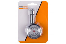 ROCKWORTH TYRE AIR PRESSURE GAUGE METAL