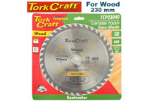 TORK CRAFT BLADE CONTRACTOR 230 X 40T 30/1/20/16 CIRCULAR SAW TCT