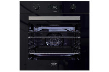 DEFY BLACK GLASS SLIMLINE EYE LEVEL MULTIFUNCTION OVEN