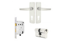 LOCKSET CYLINDER SIRIUS  BLC582-A1-1 ALUMINIUM NATURAL  BBL