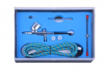 AIRCRAFT AIR BRUSH KIT 0.2 0.3 0.5MM NOZZLES WITH 1.8M AIR HOSE