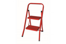 2 STEP STEEL HOUSEHOLD LADDER 150KG