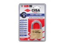 PADLOCK 60MM 2PP KEYED ALIKE 2101060KX2BLST THEFT PROTEKT  CISA