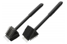BRAAI GRID BRUSH WITH PLASTIC HANDLE 3 IN 1 36CM