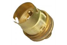 LAMPHOLDER   A108P BRASS 10MM BC