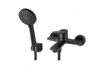 BIJIOU MAINE BLACK EXPOSED BATH MIXER