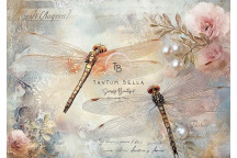 DECOUPAGE SERENADE OF DRAGONFLIES A4