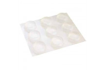SAFETOP  BUMPER  ROUND BLACK  13X4MM 20PP POLYURETHANE ADHESIVE