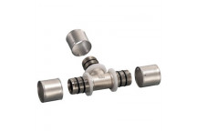 RIFENG NICKEL PLATED EQUAL TEE 25MM