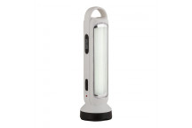 EUROLUX WHITE EMERGENCY LED RECHARGEABLE LIGHT 3W 9W