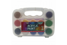 ATLAS ACRYLIC CRAFT PAINT 12X15ML SET