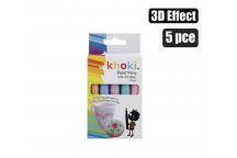 KHOKI PAINT PENS WITH 3D EFFECT 5 PIECE