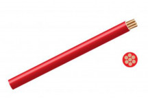 RED CABLE HOUSE WIRE 4MM 10M