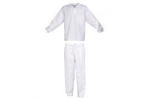 WHITE OVERALL DW-CONTI SUIT 2PIECE SIZE 36