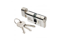 CYLINDER KNOB 60MM DOUBLE NICKEL 0805007NBLST THEFT PROTEKT LOCKING LI