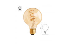 OLITE GOLD DIMMABLE E27 LED FILAMENT BULB G80 5W
