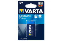 VARTA LONGLIFE POWER BATTERY 9V 1PER PACK