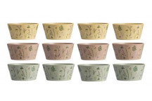 PLASTIC 4 PIECE FOOD BOWL 15CM