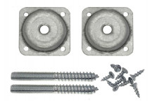 STRAIGHT LEG FIXING KIT 65X65MM 2PIECE
