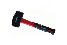 TITAN HARDWARE CLUB HAMMER 4LB ALL STEEL RED/BLACK