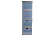 4 DRAWER STORAGE UNIT 30X35X100CM
