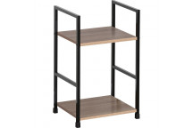 2 TIER FLAT PACK SLIM SHELVES