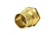 Capillary Reducing Coupler Straight Female 22MMx3/4 Inch Brass