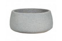 GARDEN SOLUTIONS LARGE LIGHTWEIGHT ROSA CONCRETE ECO POT 260X490MM