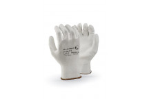 MATSAFE GLOVE NYLON WHITE PU GENERAL PURPOSE PP