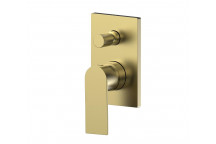 MIXER CONCEALED SILK WITH DIVERTER TRIM SET BRASS BLUTIDE