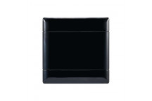 NEU BLACK BLANK COVER PLATE 100X100MM