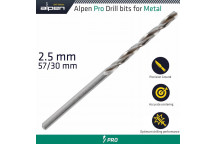 ALPEN PRO HSS SPLIT POINT DRILL 2.5MM