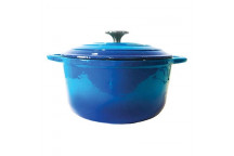 LKS BLUE ROUND CASSEROLE 3.5L