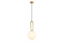 K LIGHT BRASS E27 CROQUET PENDANT LIGHT 20CM