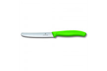VICTORINOX TOMATO AND TABLE KNIFE ROUND GREEN