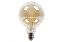 EUROLUX LED FILAMENT BULB AMBER E27 MAXI 4W 2800K