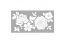 FLOWER BORDER STENCIL