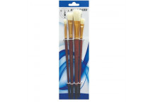 BRUSH SET  ABC940400 NATURAL WHITE 4PIECE