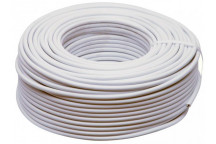 PRECUT WHITE WIRE HOUSE CABLE 1.5MM 20M
