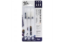 FLAT WATERPAINT CRAFT BRUSH 3 PIECE SET