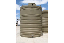 VERTICAL LIGHT WEIGHT POLY WATER TANK 5000L